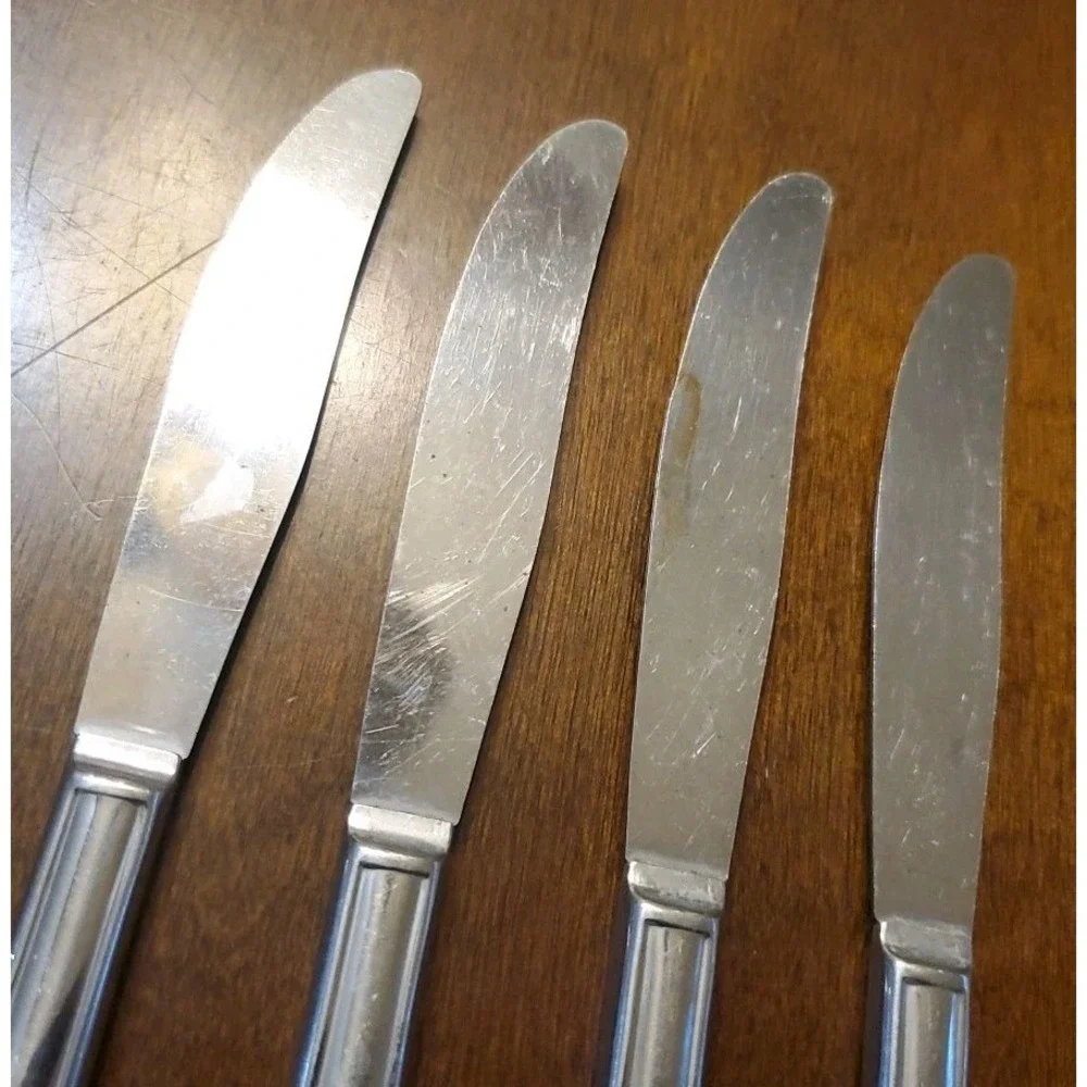 Oneida HOMESTEAD‎ 4 Dinner Knives S&G Rogers Stainless Flatware